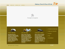 Tablet Screenshot of embassy-travels.com